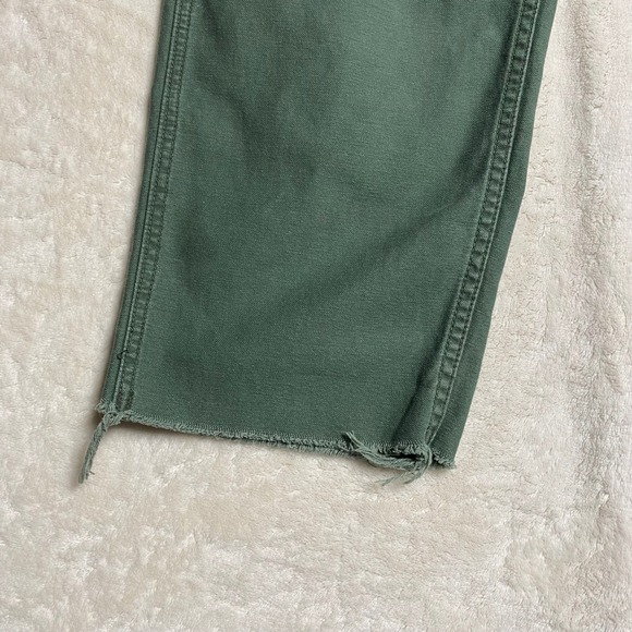 Mother Womens The Patch Pocket Private Ankle Pants Size 27 Roger That Green - Picture 3 of 14